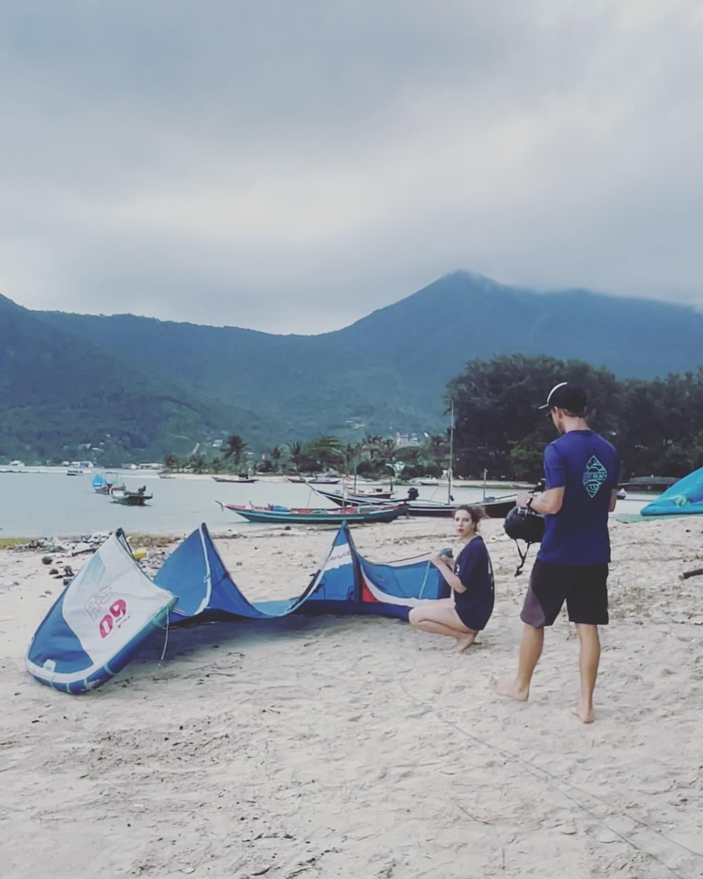 Kitesurfing instructor from Fly High Kiteboarding