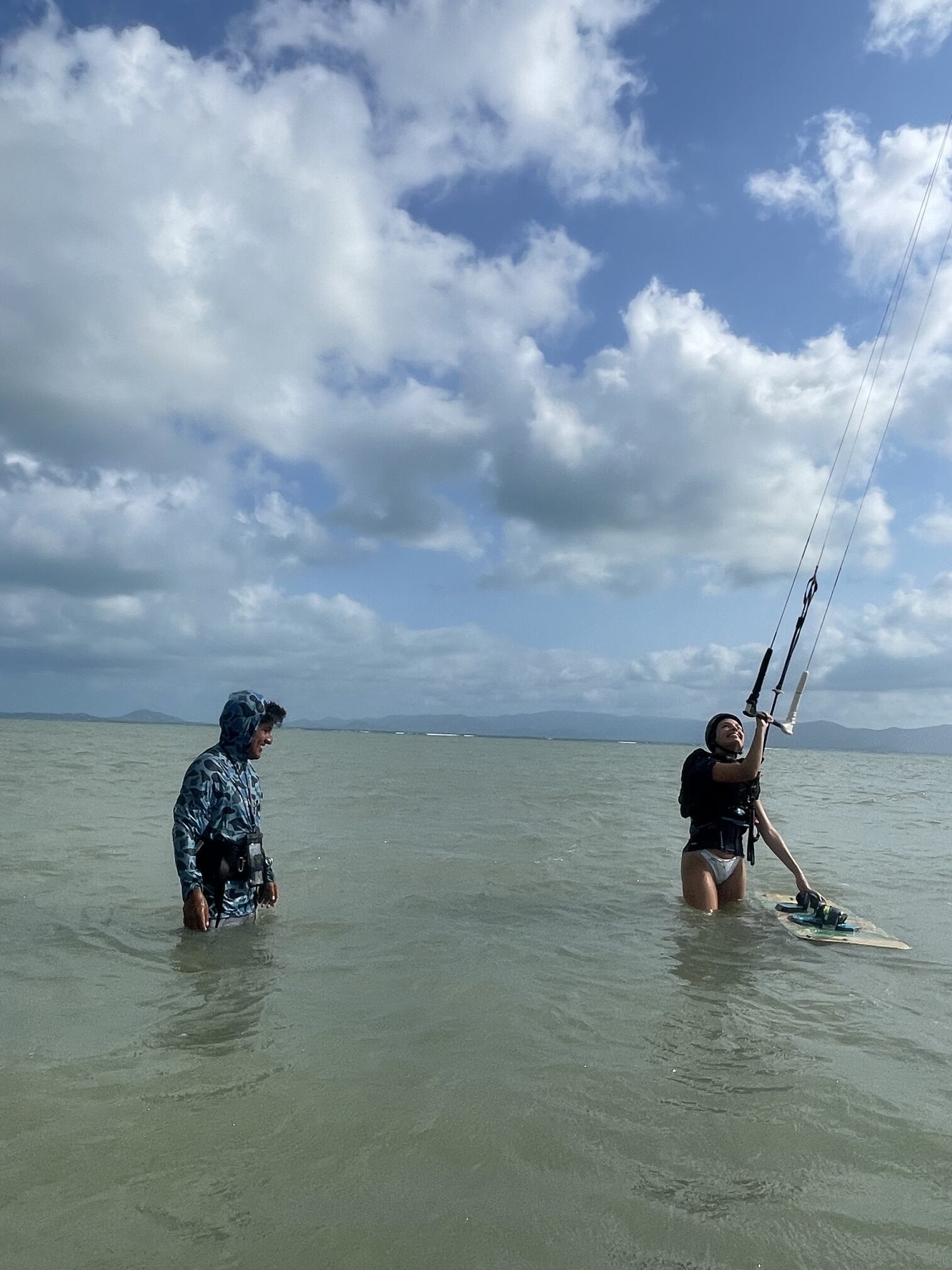 Fly High Kiteboarding instructor teaching in Koh Phangan